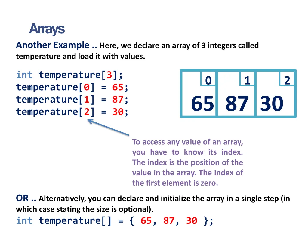 arrays 5