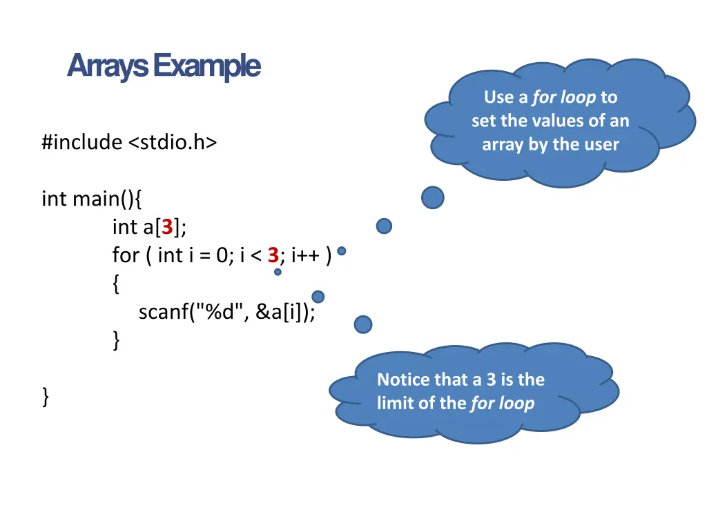 arrays example 5