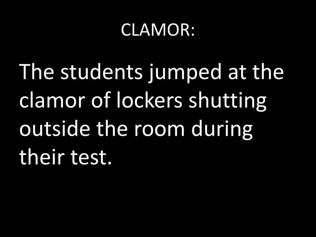 clamor 1