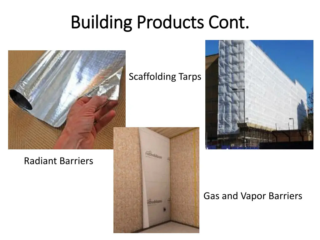 building products cont building products cont