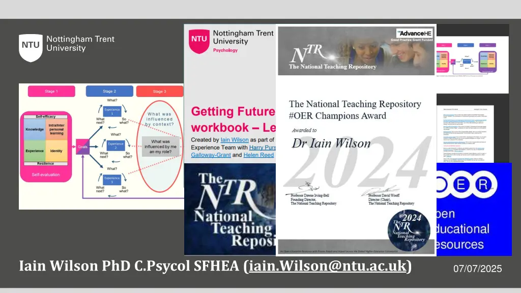 iain wilson phd c psycol sfhea iain wilson@ntu
