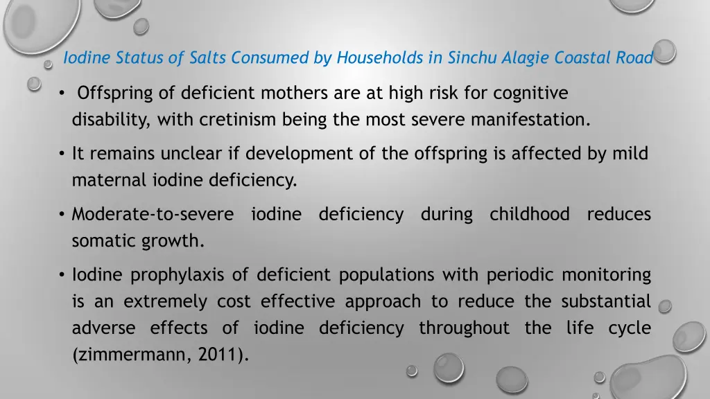 iodine status of salts consumed by households 4