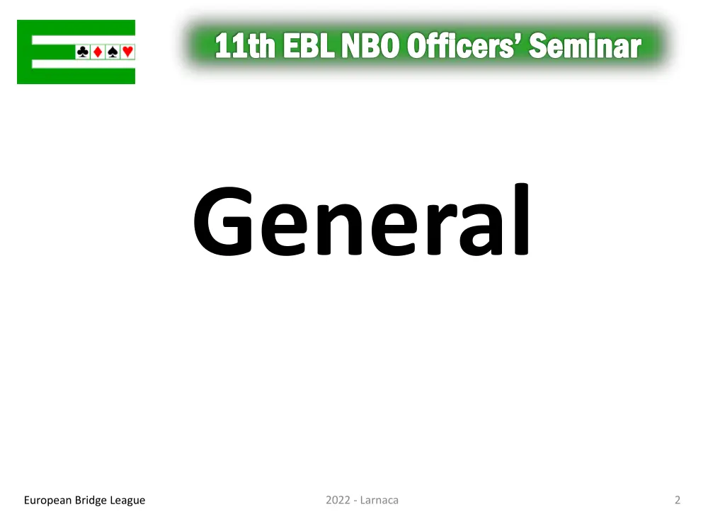 11th ebl nbo officers seminar 1