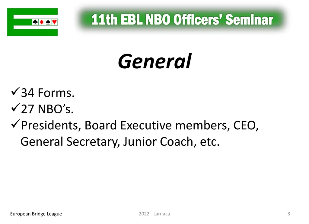 11th ebl nbo officers seminar 2
