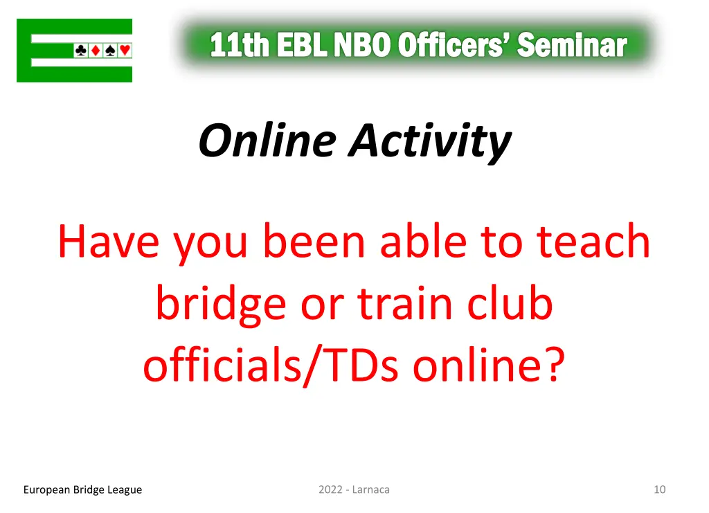 11th ebl nbo officers seminar 8