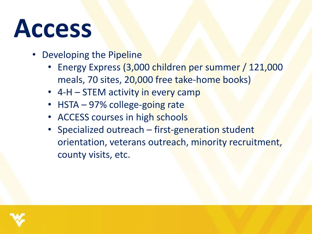access developing the pipeline energy express