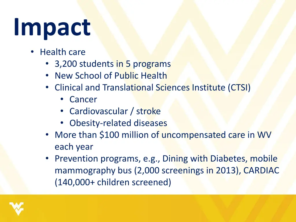 impact health care 3 200 students in 5 programs