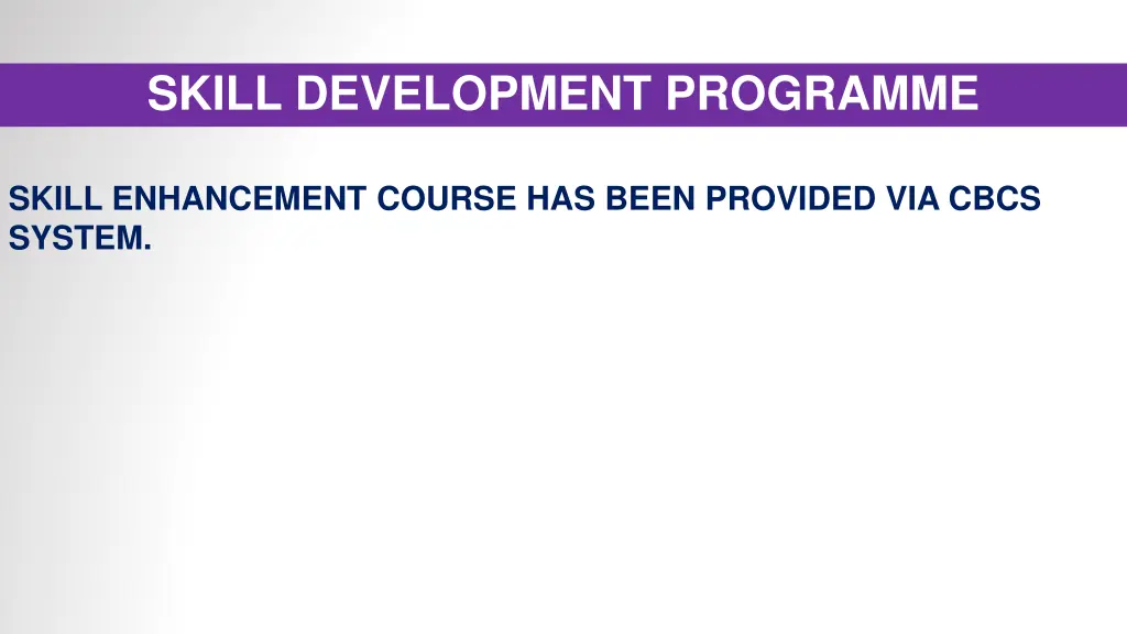 skill development programme