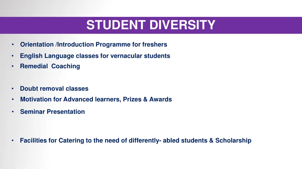 student diversity