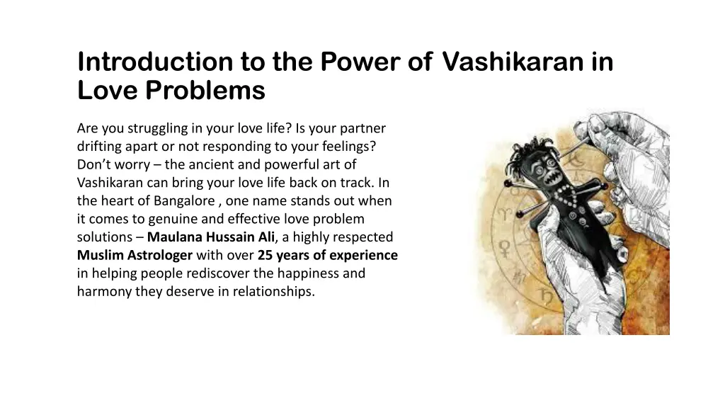 introduction to the power of vashikaran in love