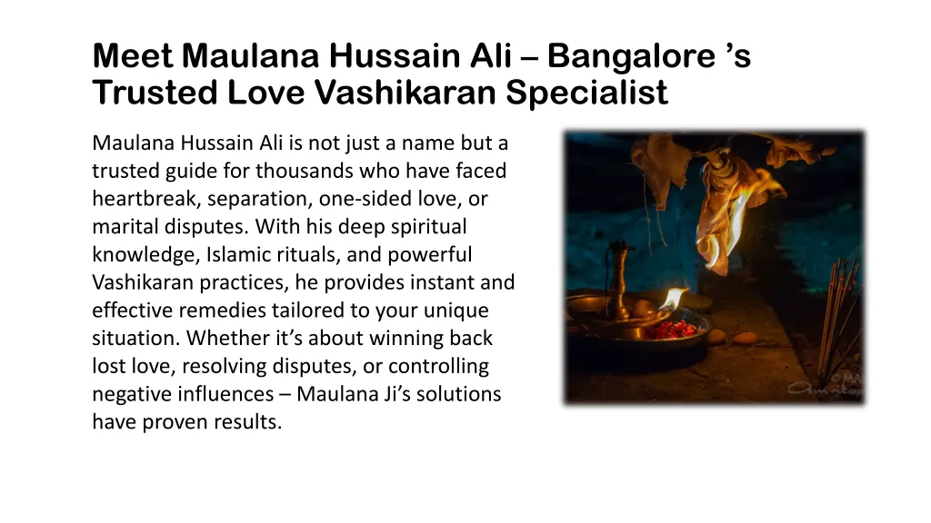meet maulana hussain ali bangalore s trusted love