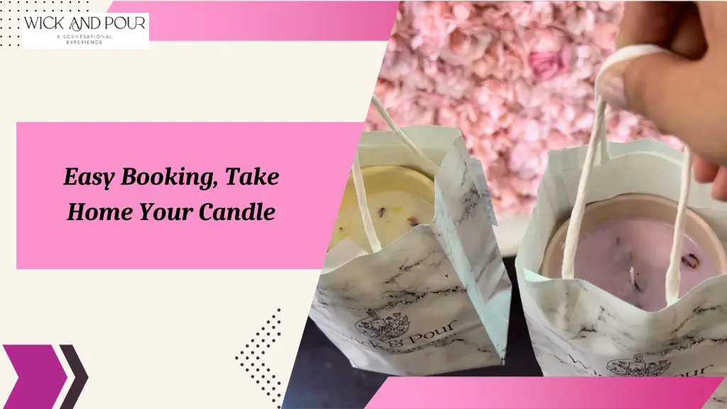 easy booking take home your candle