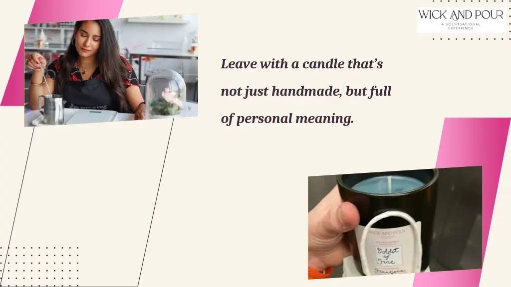 leave with a candle that s