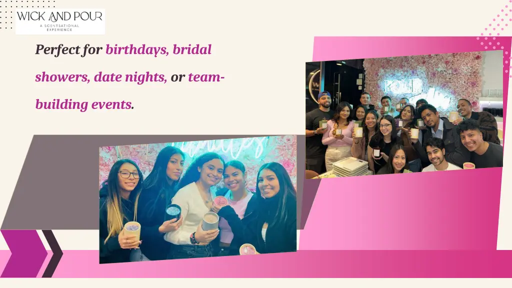 perfect for birthdays bridal