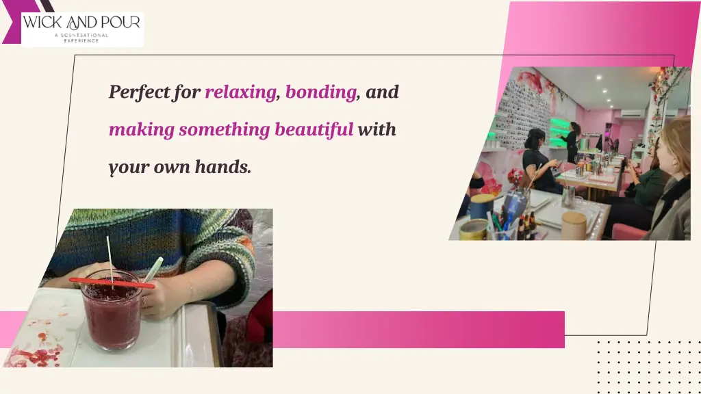 perfect for relaxing bonding and