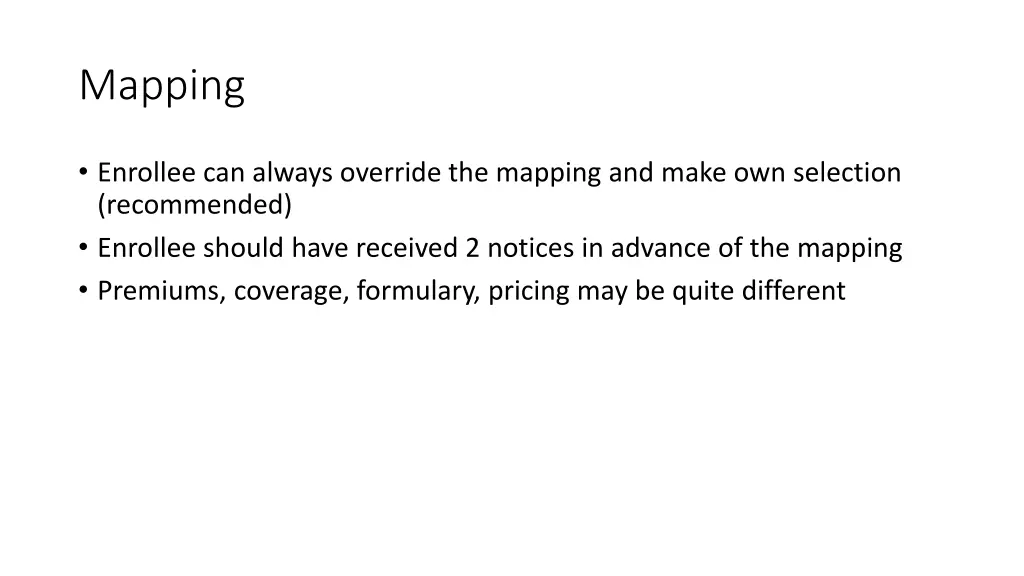 mapping 1