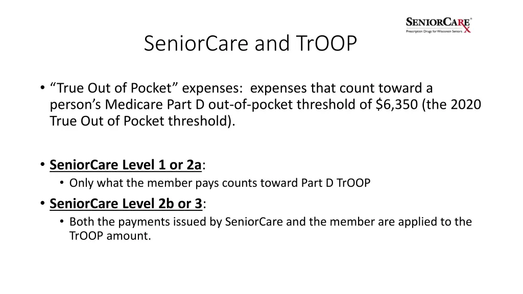 seniorcare and troop