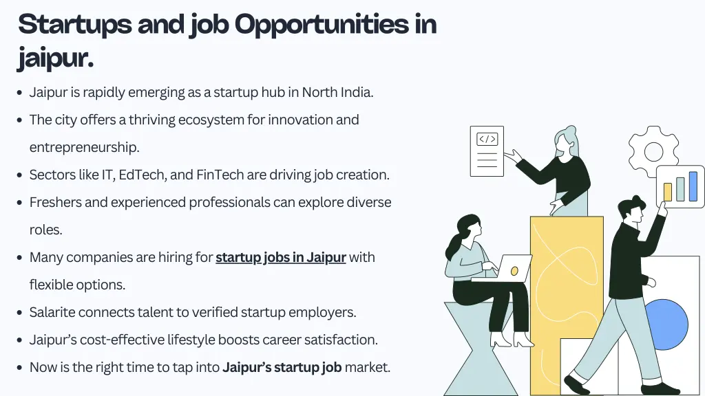 startups and job opportunities in jaipur