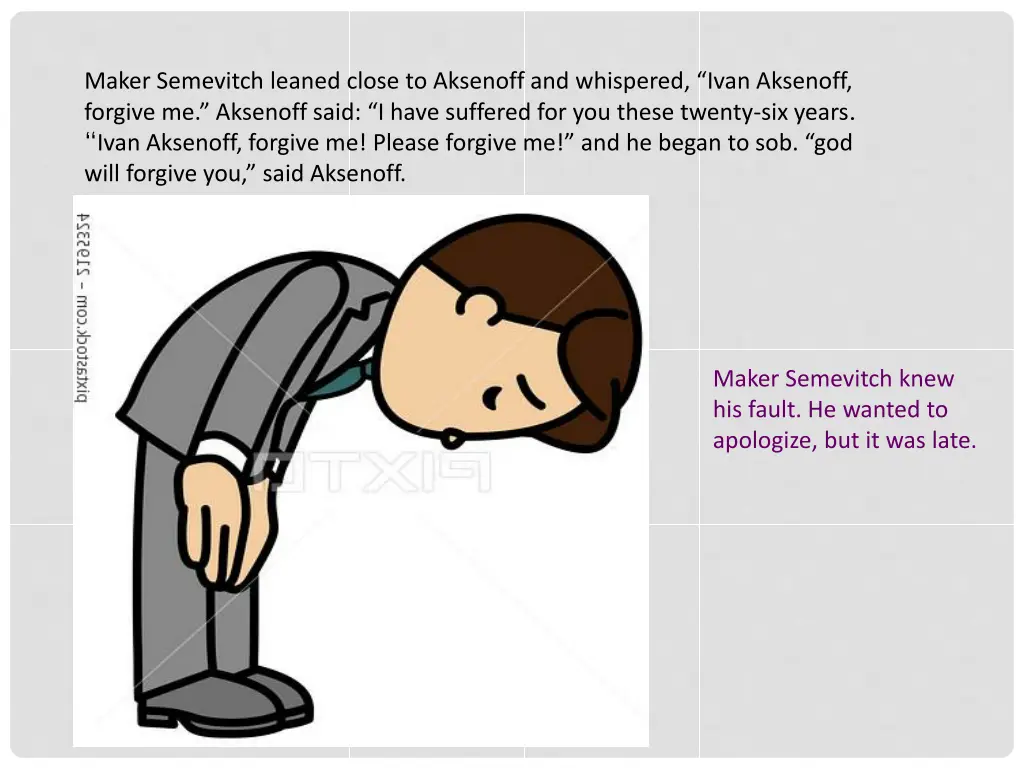 maker semevitch leaned close to aksenoff