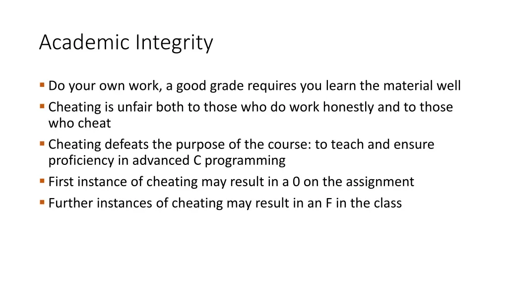 academic integrity