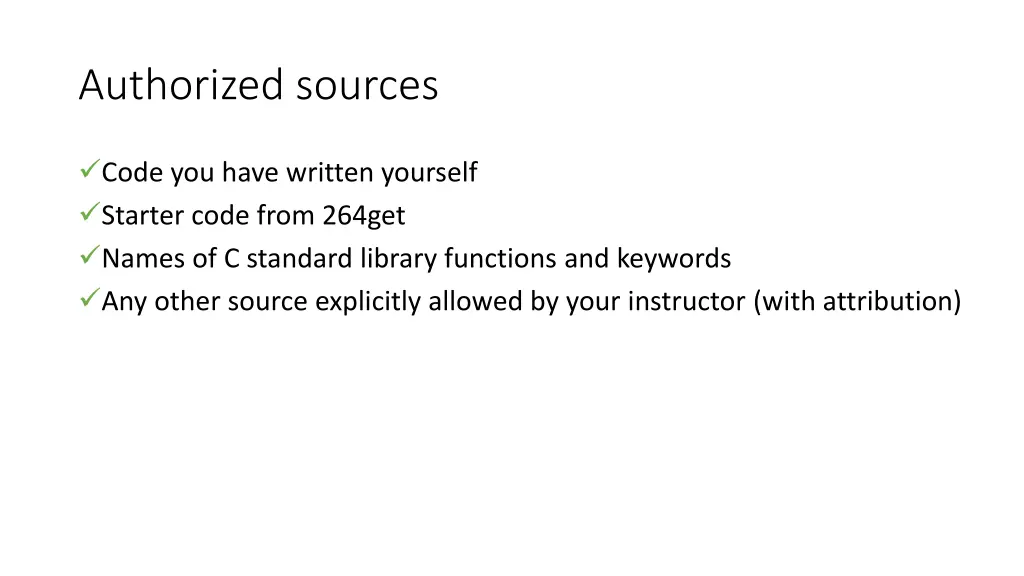 authorized sources
