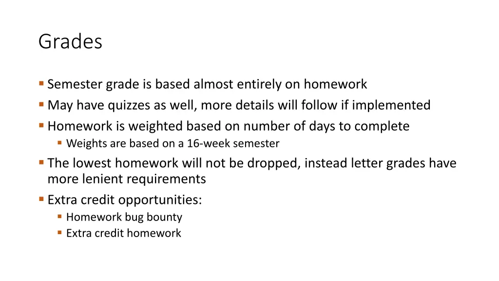 grades