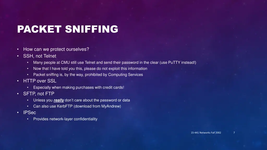 packet sniffing 1