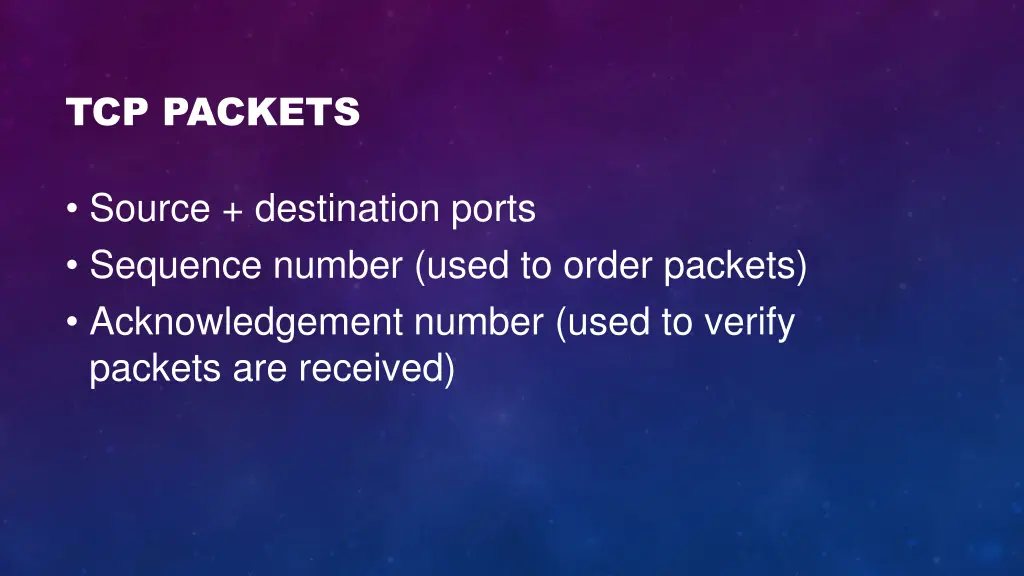 tcp packets