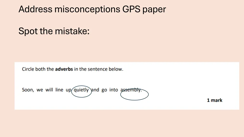 address misconceptions gps paper 1