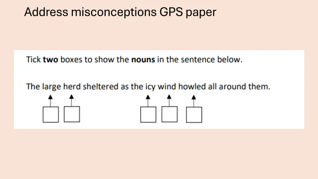 address misconceptions gps paper 3
