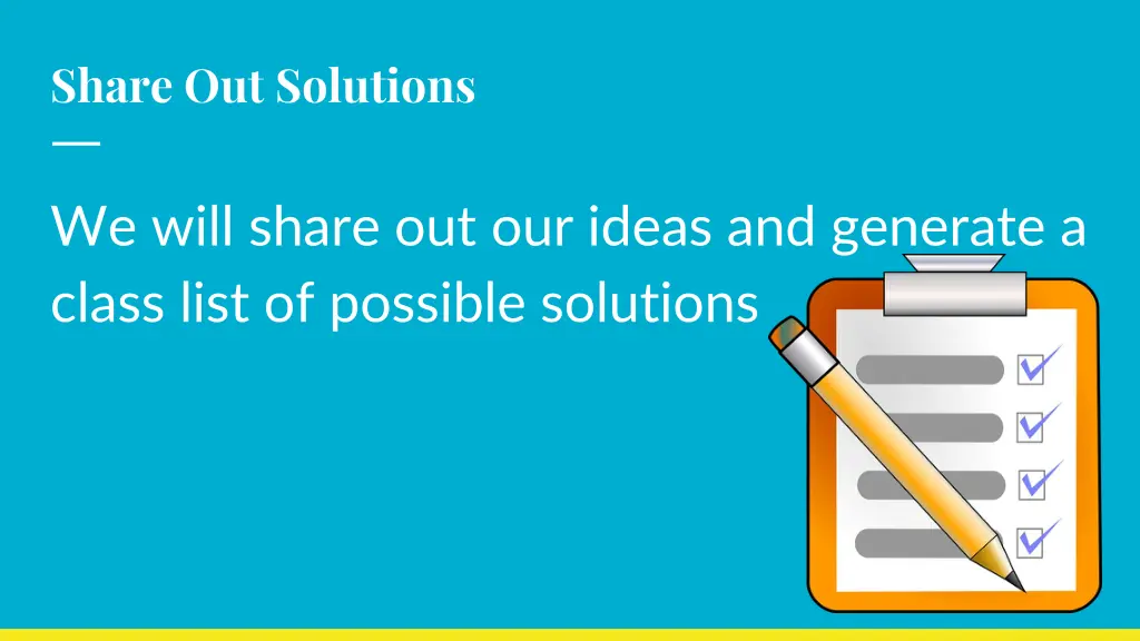 share out solutions