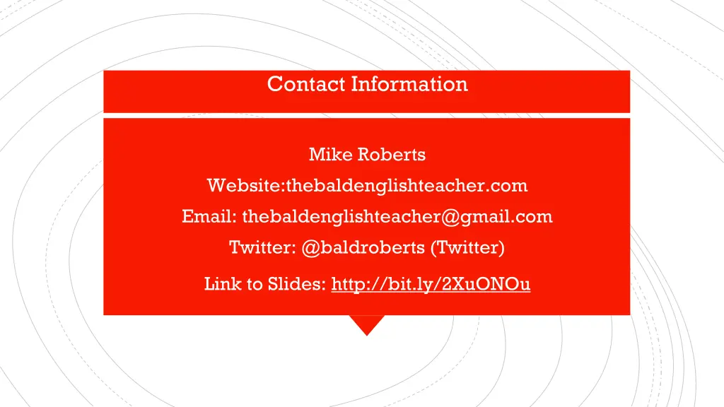 contact information