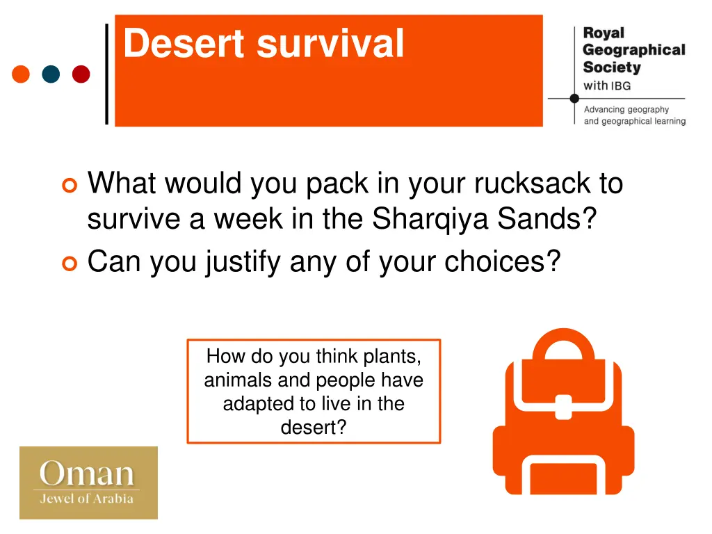desert survival