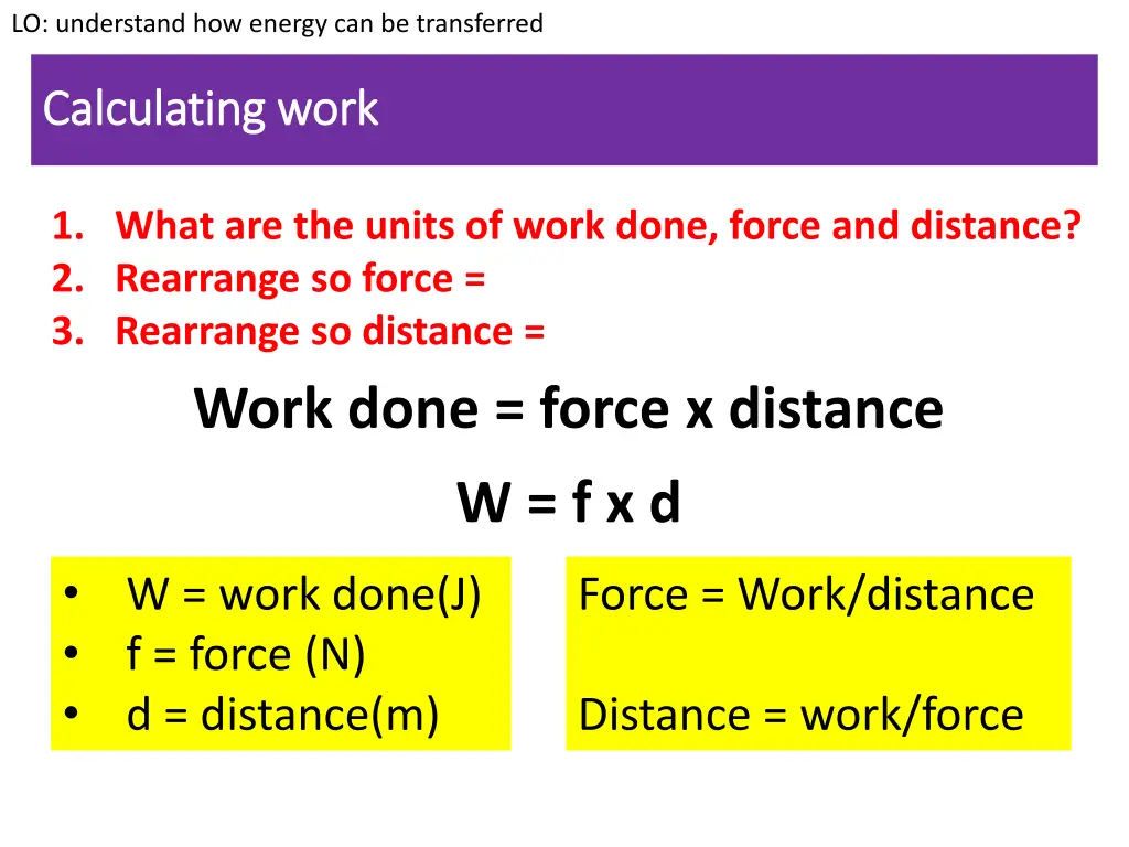 lo understand how energy can be transferred 1