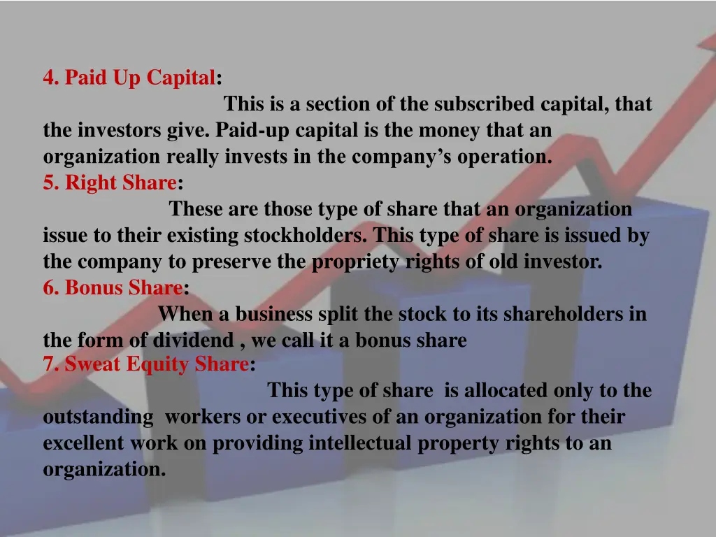 4 paid up capital this is a section
