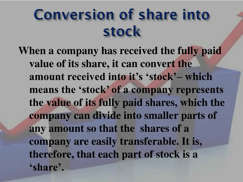 when a company has received the fully paid value