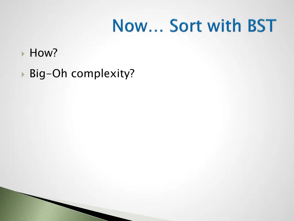 how big oh complexity