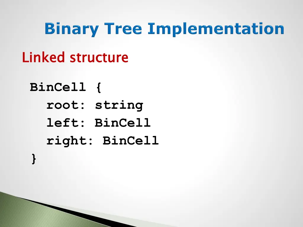 l linked structure