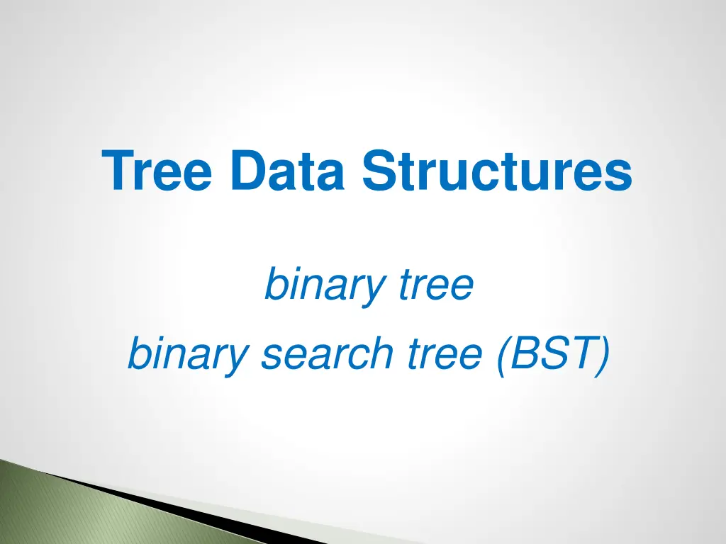 tree data structures