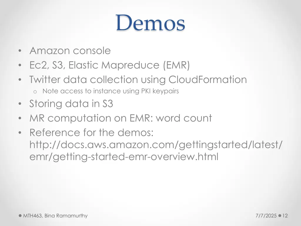 demos