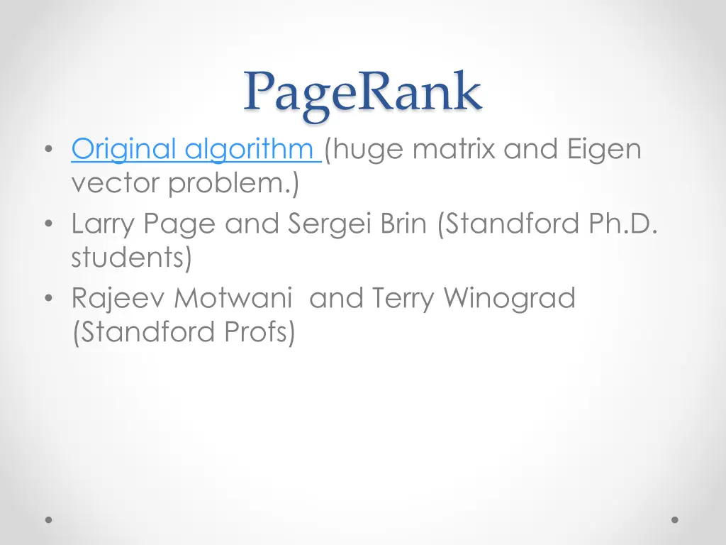 pagerank