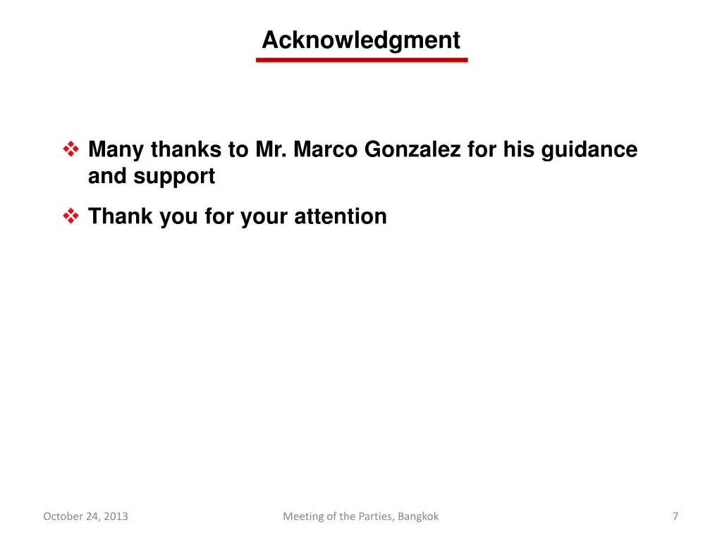 acknowledgment