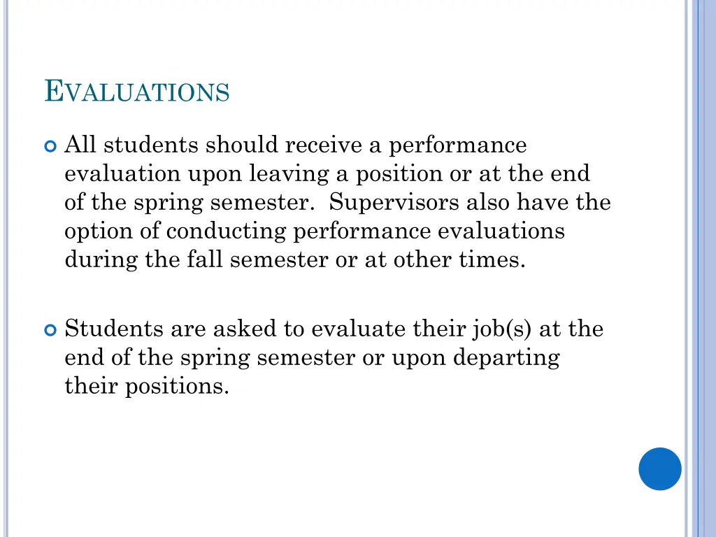 e valuations