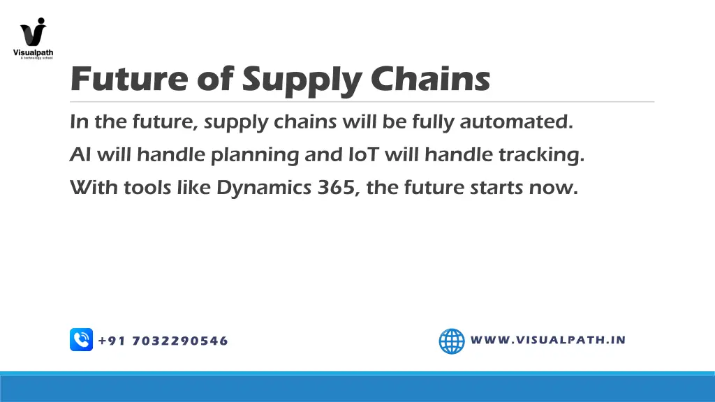 future of supply chains in the future supply