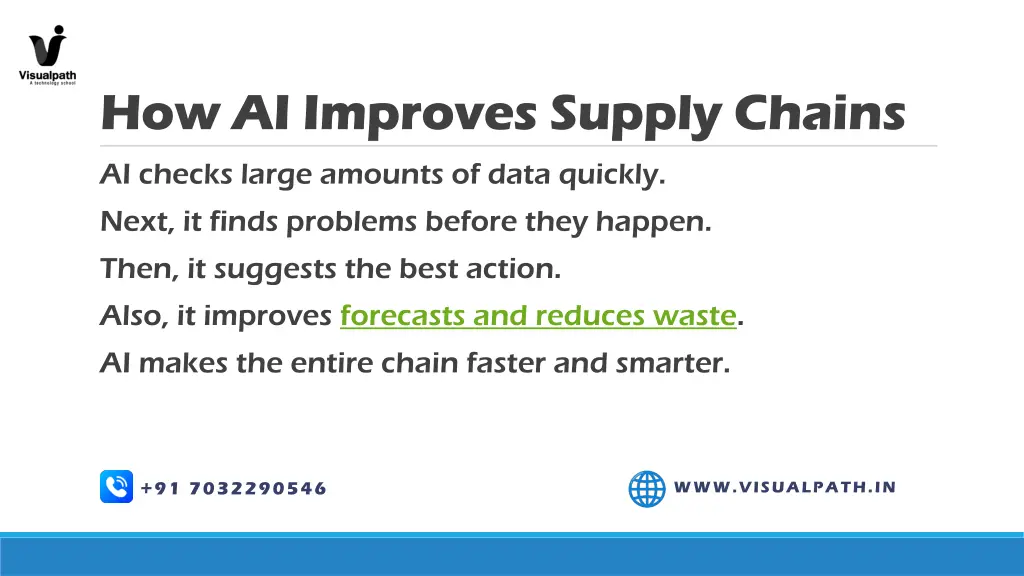 how ai improves supply chains ai checks large