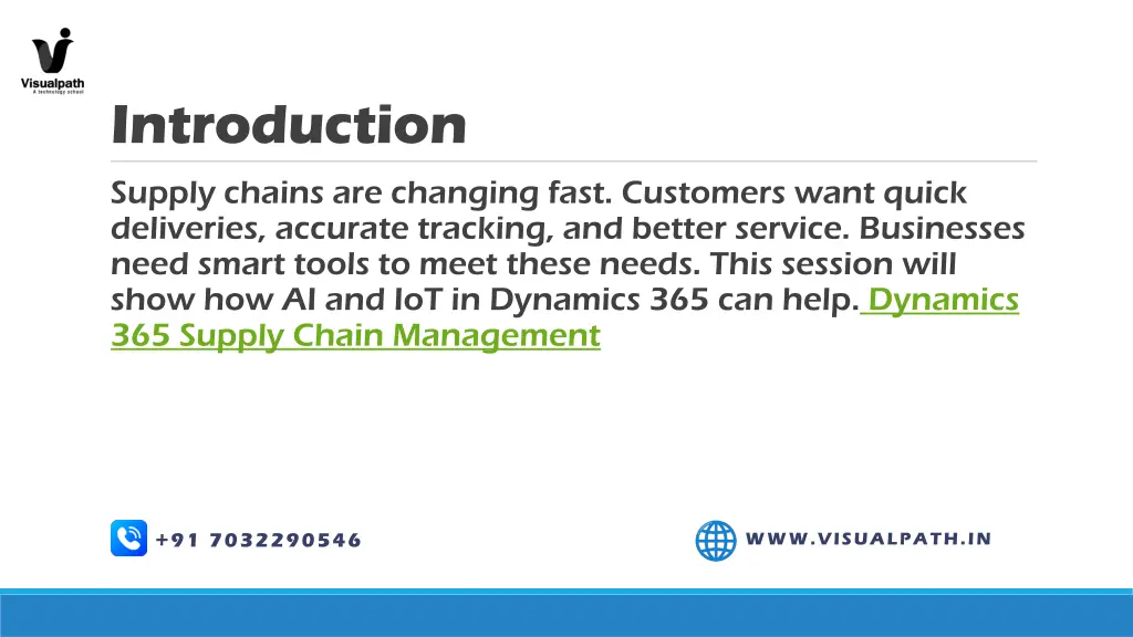 introduction supply chains are changing fast