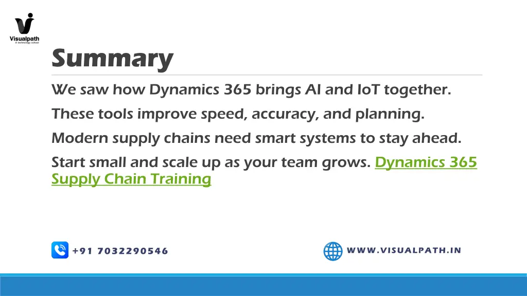 summary we saw how dynamics 365 brings