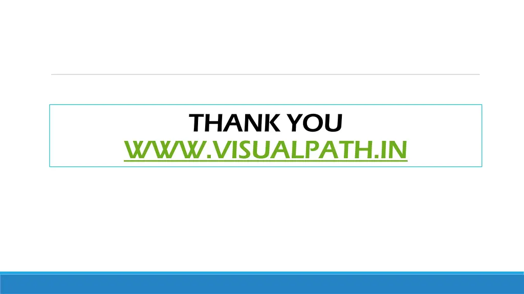thank you www visualpath in