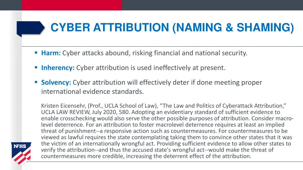 cyber attribution naming shaming