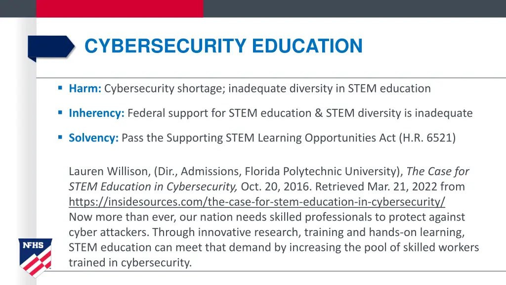 cybersecurity education